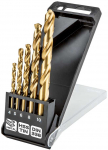 Grąžtas Neo Tools Metaliniai grąžtai HSS-TiN, 4,0 - 10 mm, rinkinyje 5 vnt