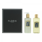 Set Floris Of London: Night Scented Jasmine maitininantis Losjonas kūnui, 250 ml + Night Scented Jasmine Cleansing Du&scaron;o želė All Skin Types, 250 ml