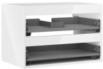 Praustuvo spintelės korpusas Mexen Box-A, 70 cm, 2 stalčiai, Baltas glossy