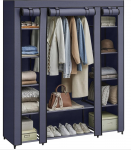 Drabužinė su lentynomis, ne&scaron;iojama, Happy people M-68, mėlyna