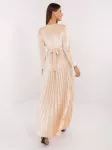 Suknelė Moda Sukienka-IT-SK-16919.04P-jasny smėlio spalva
