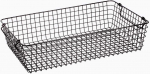 GN 1/1 basket, steel, juodas