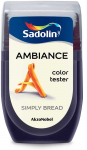 sp. testeris SADOLIN AMBIANCE SIMPLY BREAD, visi&scaron;kai matiniai, 30 ml