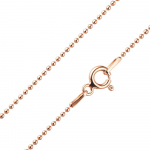 Paauksuota sidabrinė grandinėlė "Bead" Brasco 63847