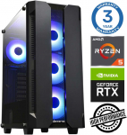 Stacionarus kompiuteris INTOP Ryzen 5 3600 16GB 1TB SSD M.2 NVME RTX3050 8GB no-OS (RW67343NS) (Atnaujinta)
