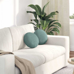 Sėdynių pagalvėlės 2 pcs Jūrinė žalia &Oslash;30 x 13 cm Aksomas