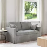 Sofa &Scaron;viesiai pilka 138 x 78 x 80 cm Aksomas