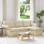 Sofa Kreminė 215 x 138 x 80 cm audinys