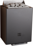 Elektrinė pirties krosnelė - HUUM Core Wall 6, juoda