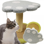 Katinų draskyklė su platforma ir kamuoliuku, 25 cm