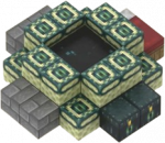 Minecraft magnetinis blokelių / kaladėlių rinkinys - Portalas - 32 vnt