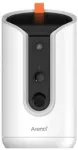 Arenti PETCAM1T Vidaus WiFi augintinio kamera ir &scaron;ėrykla, IP saugos kamera, vidaus, belaidė, Amazon Alexa ir Google Assistant, stalvir&scaron;io, balta