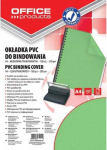 Q-Connect Įri&scaron;imo vir&scaron;eliai PVC skaid.žal.A4 0,2mm
