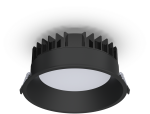 32,5W LED įleidžiamas &scaron;viestuvas TECH, juodas, 3000/4000K, dimeriuojamas, IP65, E3987270NDT