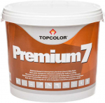 Sienų dažai TOPCOLOR PREMIUM 7, matiniai, CRL/C bazė, 5 l