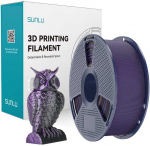 Sunlu PLA+ Silk Dual Color Filament (Juodas and Violetinė)