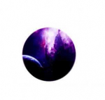 iLike Universal Pop Holder Cosmos Violetinė