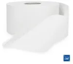 Multi Tualetinis popierius Techline 2 sluoksnių Jumbo Mini &Oslash;19 x L120 m x P9,8 perdirbtų pluo&scaron;tų baltas 12 rulonų