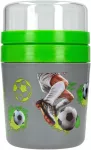 Dino World - Action World muslių puodelis - pilkas ir žalias - 500 ml
