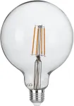8W LED lemputė, skaidri, E27, 4000K, dimeriuojama