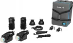 Studijinis rinkinys Nanlite Forza 500 II 2 rinkinys LED prožektorius su vežimėlio dėžute (12-2047 2KIT-ST)