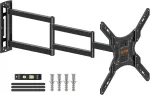 ELIVED sieninis televizoriaus laikiklis su dviguba 950 mm svirtimi, 26&ndash;65 col., EV3018-DE