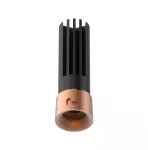 7W LED įleidžiamas/užglaistomas &scaron;viestuvas, matinės vario sp., 2700K, 25289-27
