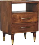 Artisan Furniture Valenza mango medienos naktinis staliukas