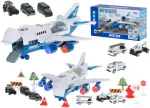 Transporterio lėktuvas + 6 automobiliai policijos &scaron;one/priekyje