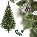 Springos dirbtinė Kalėdų pu&scaron;is Diamond Pine, 180 cm, žalia su sniego efektu &mdash; CT0292