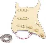 Alnicov elektrinės gitaros Sss rinkinys su laidais 3 sluoksnių instrumentų priedų vienos ritės pikapas