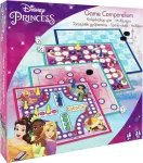 Cartamundi Disney Princess žaidimų rinkinys, mėgaukitės 4 stalo žaidimais, devynių vyrų malūnas, &scaron;a&scaron;kės, ludo, kopėčių žaidimas, puiki dovana vaikams nuo 5 metų