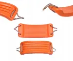 Sūpynių LENTA, plastikinė sėdynė, oranžinė