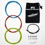 Baracus Greitai &scaron;okdynės virvės rinkinys plieno Pvc Crossfit 3m