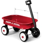 Radio Flyer klasikinis raudonasis žaislinis vagonėlis