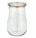 Weck Tulip stiklainis su dangteliu 1750 ml 4 vnt