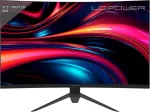 Lc-power lc-m32qc 32 colių qhd lenktas monitorius, 2560 x 1440, 180 hz, 1 ms mprt, amd freesync, 3500:1, 1500r, 16:9, va panelė, 122.1% srgb, 93.6% dci-p3, juodas
