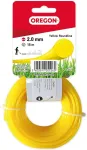 Oregon 2.0mm x 15m geltona žoliapjovės ir krūmapjovės viela 69-356-y