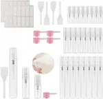 Mini buteliukai su pur&scaron;kikliu - 24 vnt. rinkinys - 10/5/2 ml