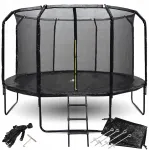 SkyFlyer sodo trampolinas + kopėčios 12FT 366cm