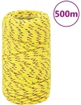 Valties virvė, geltonos spalvos, 2mm, 500m, polipropilenas