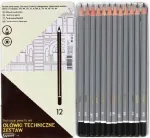 Techniniai pie&scaron;tukai pie&scaron;imui metalinėje dėžutėje, 12 vnt. rinkinys Grand