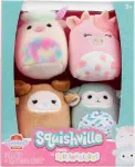 Jazwares Squishville Sqm0506 Barn Squad, itin mink&scaron;ti mini Squishmallows, 5 cm pliu&scaron;iniai žaislai, 4 vnt.