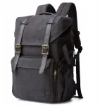 Bagsmart Vandeniui atspari kuprinė Dslr fotoaparatui ir 15 colių ne&scaron;iojamam kompiuteriui, juoda