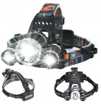 Priekinis žibintas 3 Led Cree &ndash; Usb stipri &scaron;viesa, dviračiui, žygiams, darbui