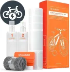Luxshield E Bike dažų apsauginė plėvelė, skirta Ebike, Pedelec, elektriniams dviračiams, E-bike, Mtb ir kt. &ndash; 20 dalių rėmo rinkinys apsaugai nuo akmenų &ndash; lipni, skaidri