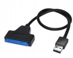 Adapteris, usb 3.0 į sata 3 22 pin ssd hdd disko kabelis, usb jungtis