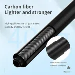 Reygeak 270cm itin ilgas asmenukių lazda (atnaujinta 2,7 metro) anglies pluo&scaron;to rankinis i&scaron;traukiamas stulpas monopodas, skirtas gopro max hero 9 8 7 6 5, dji osmo action insta 360 ir kitoms veiksmo kameroms
