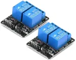 Yizhet 2 kanalų relės modulis Dc 5v relės modulis su optokopleriu, skirtas Raspberry Pi, Arduino Ttl Logic Pic Dsp Avr Arm