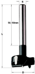 Grąžtas lankstų skylėms gręžti HM D=30x90 S=10x60 RH, CMT